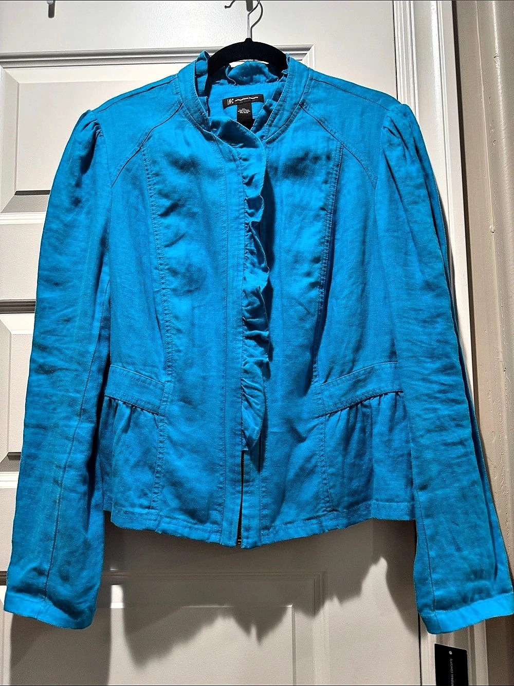 I.N.C. International Concepts Women's teal  Blue Jacket Size XL NWT